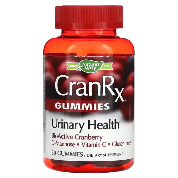 Nature's Way, CranRx, Urinary Health, BioActive Cranberry, 60 Gummies