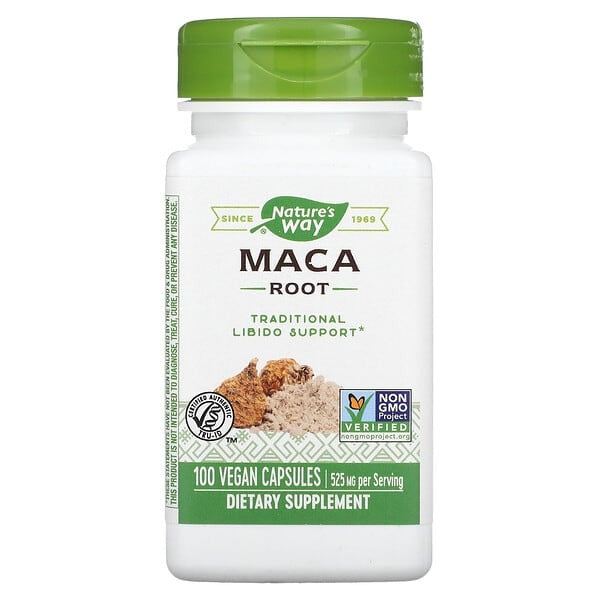 Nature's Way, Maca Root, 525 mg, 100 Vegan Capsules