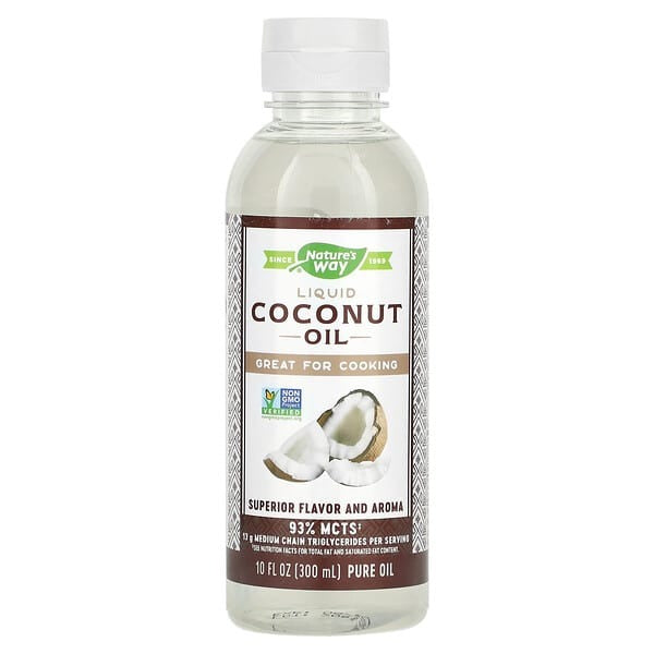 Nature's Way, Liquid Coconut Oil, 10 fl oz (300 ml)