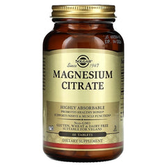 Solgar, Magnesium Citrate, 60 Tablets