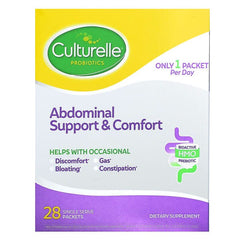Culturelle Probiotics, Abdominal Support & Comfort, 28 Single Serve Packets, 0.14 oz (4.035 g) Each