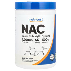 Nutricost NAC Unflavored, 17.9 oz (500 g)