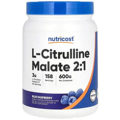 Nutricost, L-Citrulline Malate 2:1, Blue Raspberry, 21.4 oz (600 g)