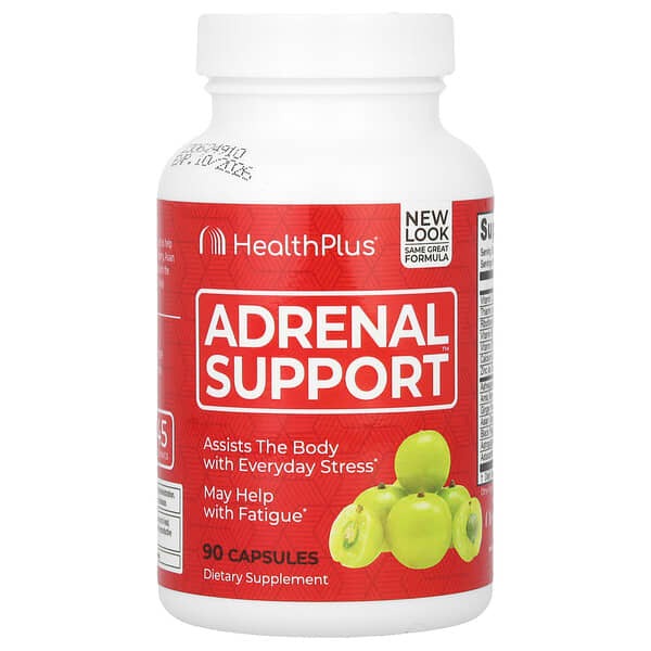 Health Plus, Adrenal Support, 90 Capsules