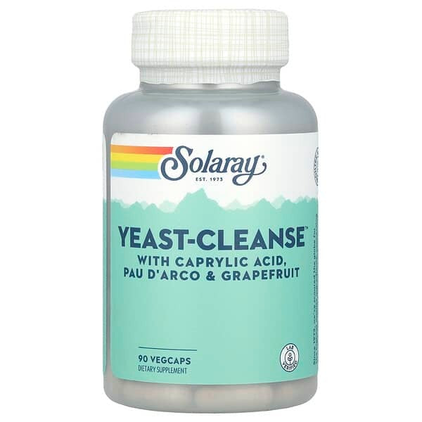 Solaray Yeast-Cleanse, 90 VegCaps