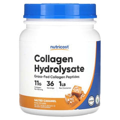 Nutricost, Collagen Hydrolysate, Salted Caramel, 16 oz (454 g)