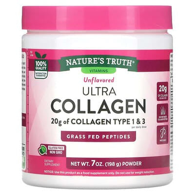 Nature's Truth, Ultra Collagen Powder, Unflavored, 7 oz (198 g)
