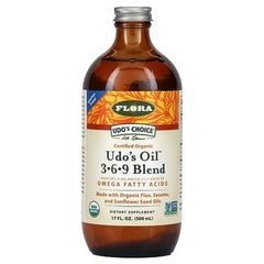 Flora, Udo's Oil 3-6-9 Blend, 17 fl oz (500 ml)