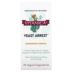 Vitanica, Yeast Arrest, 28 Vaginal Suppositories