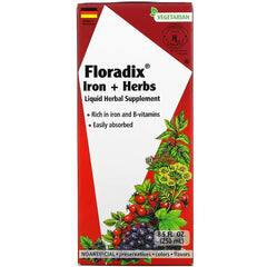 floradix liquid iron, Gaia Herbs, Floradix Iron + Herbs, Liquid Herbal Supplement, 8.5 fl oz (250 ml)