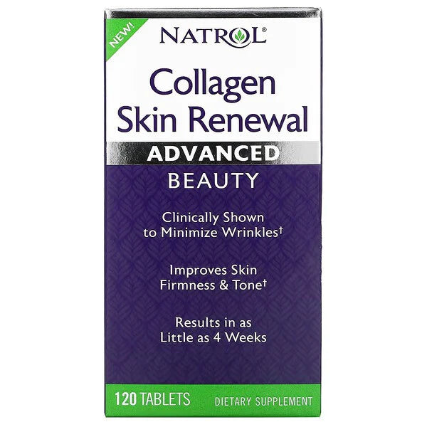 Natrol Collagen Skin Renewal, 120 Tablets,