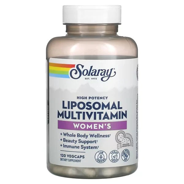 solaray liposomal multivitamin, High Potency Women's 120 VegCaps
