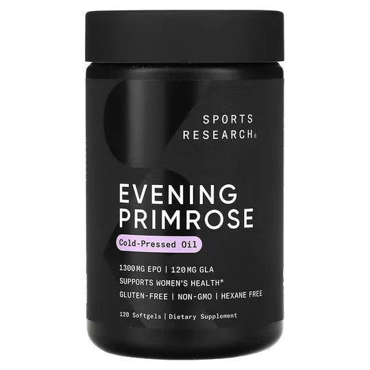 Sports Research Evening Primrose, 120 Softgels