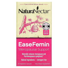NaturaNectar, EaseFemin, Menopausal Support, 30 Vegetable Capsules