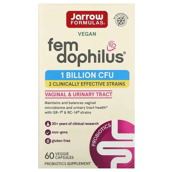 Fem Dophilus, 1 Billion CFU, 60 Veggie Capsules, Jarrow Formulas