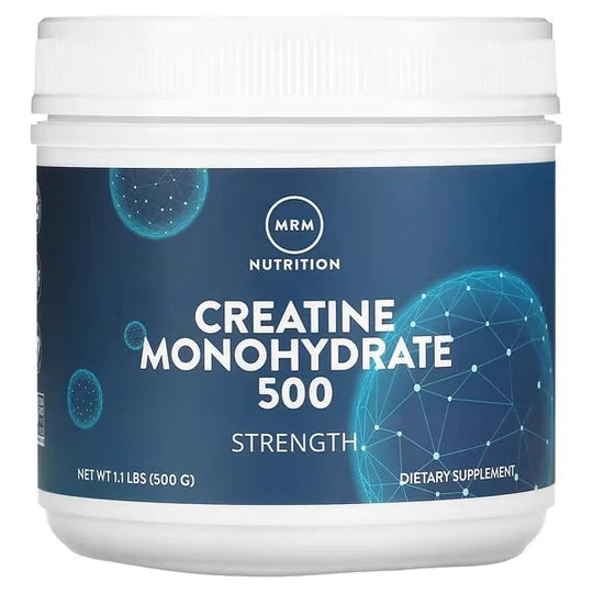 MRM Nutrition Creatine, Monohydrate 500, Strength, 1.1 lbs (500 g)