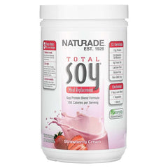 Naturade, Total Soy, Meal Replacement, Strawberry Cream, 17.88 oz (507 g)