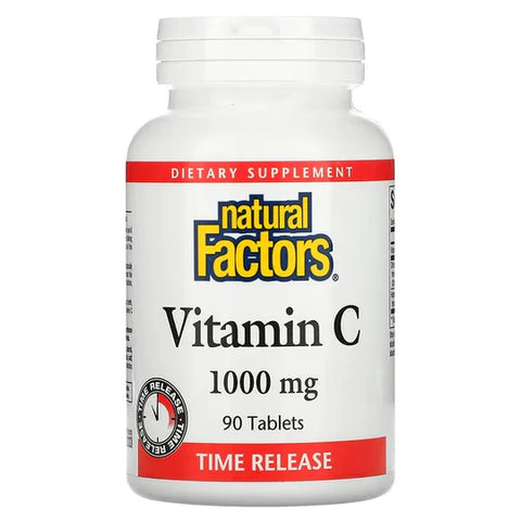 Natural Factors Vitamin C, Time Release, 1,000 mg, 90 Tablets