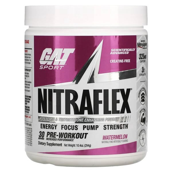 GAT Sport NITRAFLEX, Watermelon, 10.4 oz (294 g)