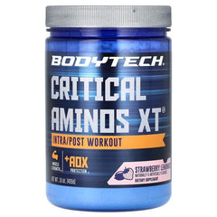 BodyTech, Critical Aminos XT, Intra/Post Workout, Strawberry Lemonade, 16 oz (455 g)