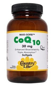 Country Life Maxi-Sorb Co-Q10 30mg (50 Softgel)