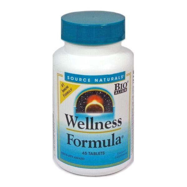 Source Naturals Wellness Formula,  45 Tablets