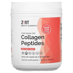 Grass Fed Collagen, Peptides pure,  16 oz (454 g), Zint