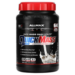 ALLMAX, QuickMass, Rapid Mass Gain Catalyst, Cookies & Cream, 3.5 lbs (1.59 kg)