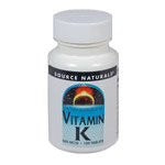 Source Naturals Vitamin K 500 mcg - 100 Tablet