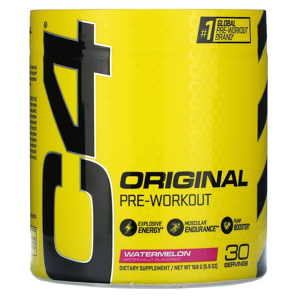 c4 pre workout watermelon, 5.9 oz (168 g), Cellucor