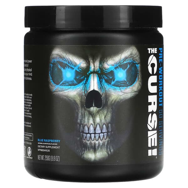 JNX Sports, The Curse, Pre-Workout, Blue Raspberry, 8.8 oz (250 g)