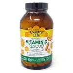 Country Life Buffered Vitamin C Rescue 1000mg - 200 Tablets