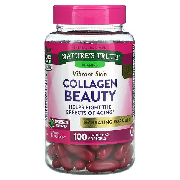 Nature's Truth Collagen, Beauty, 100 Liquid Max Softgels
