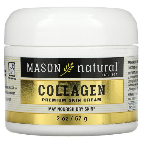 Mason Natural, Collagen Premium Skin Cream, 2 oz (57 g)