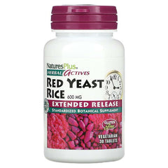 NaturesPlus, Herbal Actives, Red Yeast Rice, 600 mg, 30 Tablets