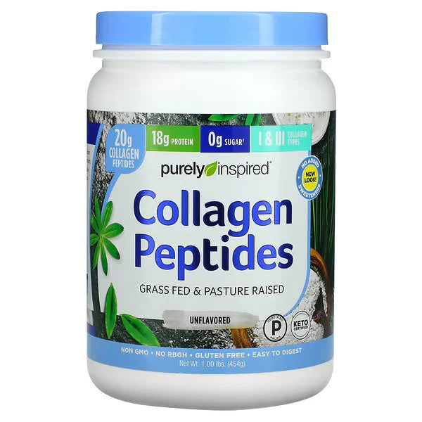 Purely Inspired Collagen Peptides, Unflavored, 1 lb (454 g)
