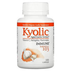 Kyolic, Aged Garlic Extract, Immune, Formula 103, 100 Capsules, kyolic immune support