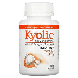Kyolic, Aged Garlic Extract, Immune, Formula 103, 100 Capsules, kyolic immune support