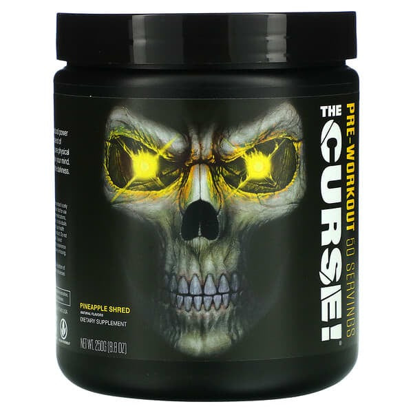 JNX Sports, The Curse, Pre-Workout, Pineapple Shred, 8.8 oz (250 g)