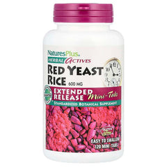 NaturesPlus, Herbal Actives, Red Yeast Rice, 600 mg, 120 Mini-Tabs (300 mg per Tablet)
