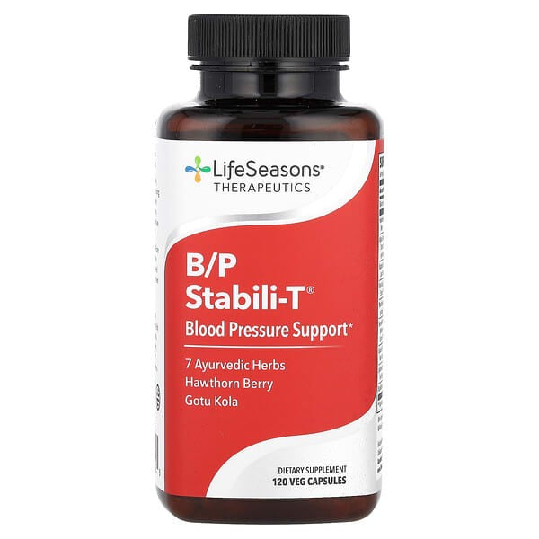 LifeSeasons, B/P Stabili-T, Blood Pressure Support, 120 Veg Capsules