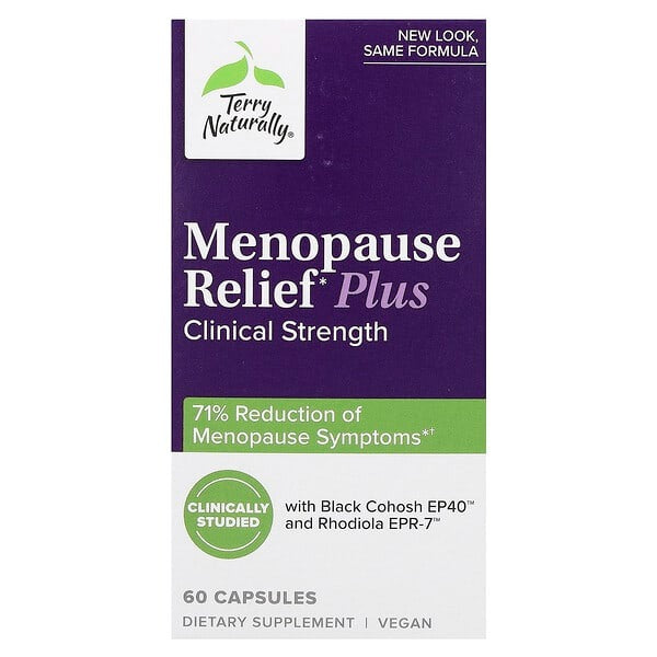 menopause relief 60 tablets terry naturally, Terry Naturally Menopause Relief Plus, 60 Capsules