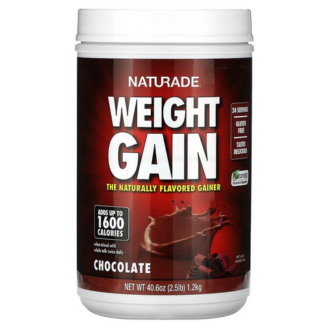 Naturade Weight Gain, Chocolate, 2.5 lb (1.2 kg)