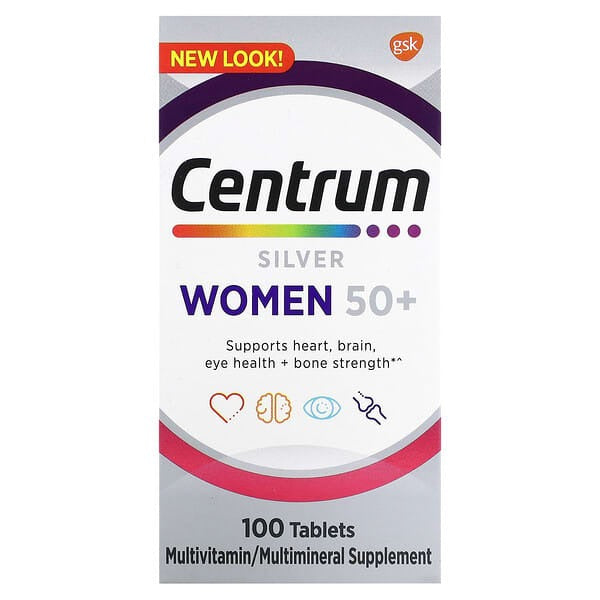 Centrum Silver Women 50, +, 100 Tablets