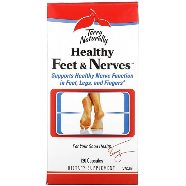 Terry Naturally, Healthy Feet & Nerves, 120 Capsules
