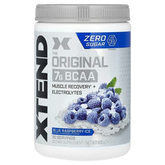 xtend bcaas, The Original 7G BCAA, Blue Raspberry Ice, 14.8 oz (420 g)