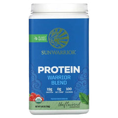 Sunwarrior, Warrior Blend, Protein, Unflavored, 1.65 lbs (750 g)