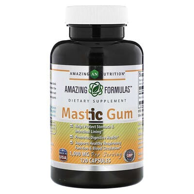 Amazing Nutrition, Mastic Gum, 120 Capsules (500 mg per Capsule)
