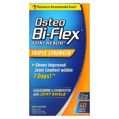 bi flex triple strength, Joint Health, 40 Coated Tablets, Osteo Bi-Flex