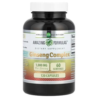 Amazing Nutrition, Ginseng Complex, 120 Capsules (500 mg per Capsule)